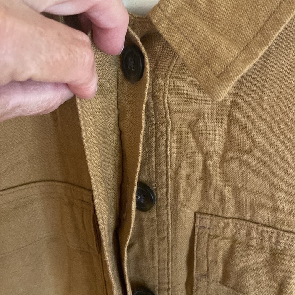 Universal Thread Brown Button-Up Top - Picture 5 of 6